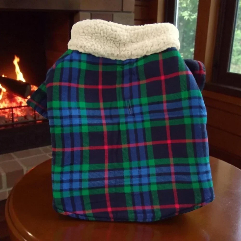 NEW!!!  AERIE Dog Flannel Shirt - Size Large